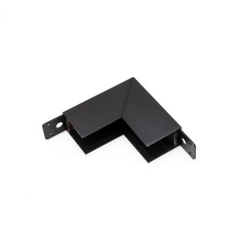Conector XCLICK 90grd, unghi interior, plane diferite 48V Negru