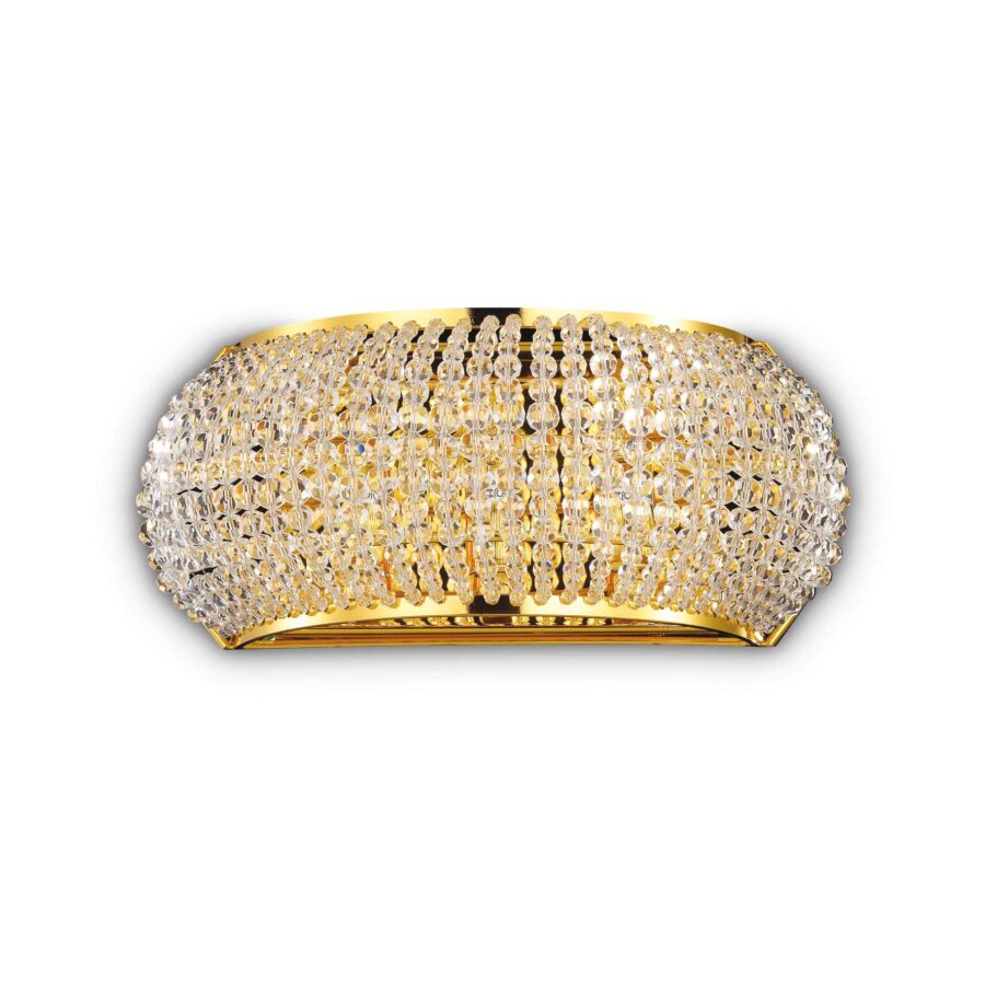 Aplică de interior PASHA' - Art. 082288, Ideal Lux, Auriu