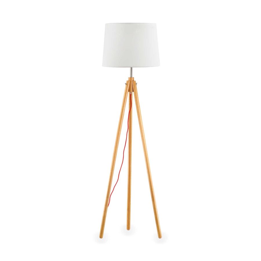 Lampadar de interior YORK - Art. 089805, Ideal Lux, Lemn