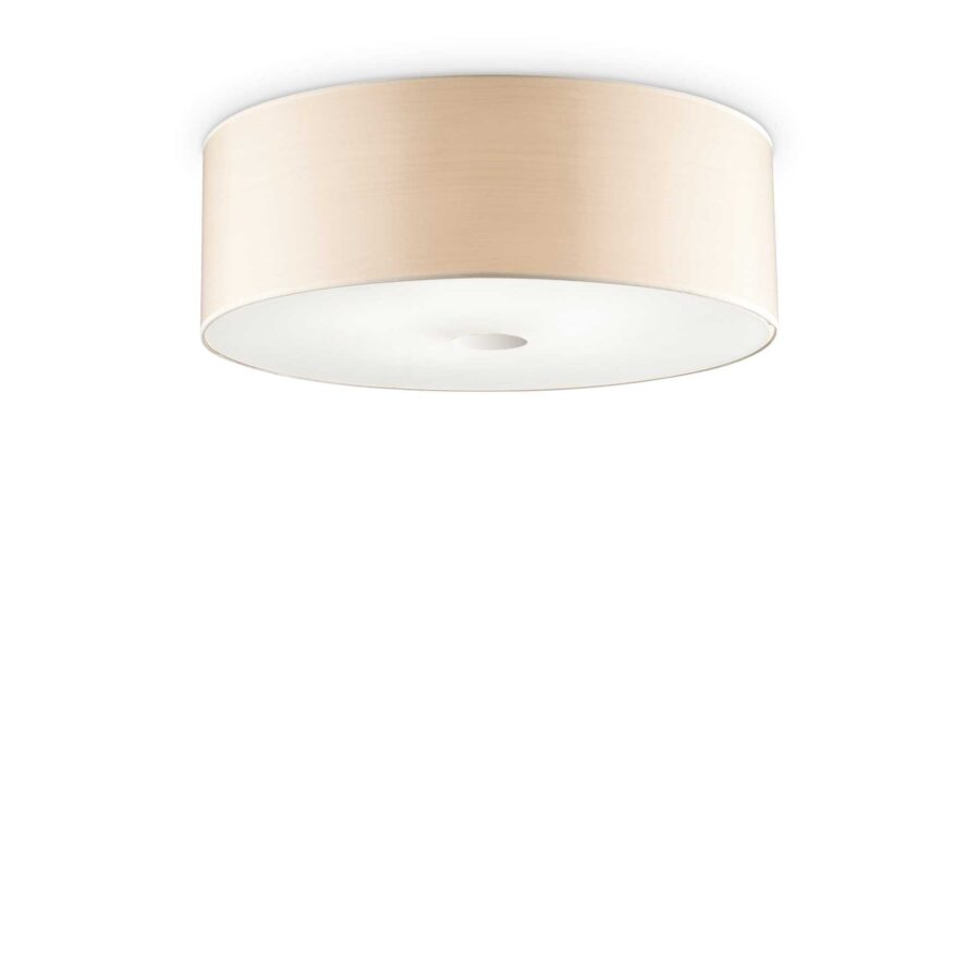 Plafonieră de interior WOODY - Art. 090863, Ideal Lux, Bej