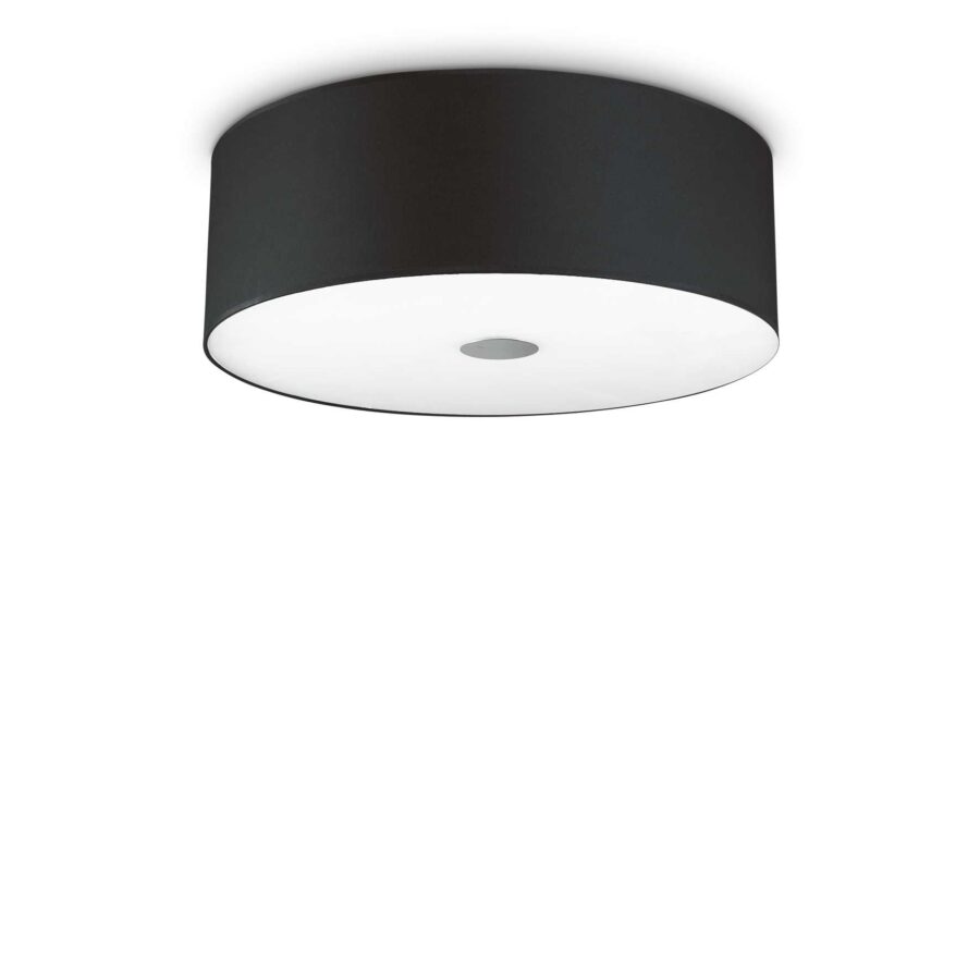 Plafonieră de interior WOODY - Art. 103273, Ideal Lux, Negru