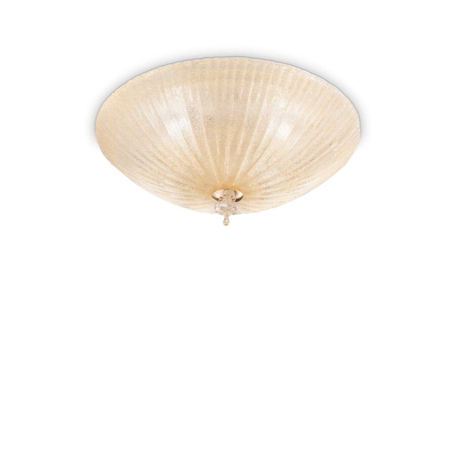 Plafonieră de interior SHELL - Art. 140193, Ideal Lux, Chihlimbar