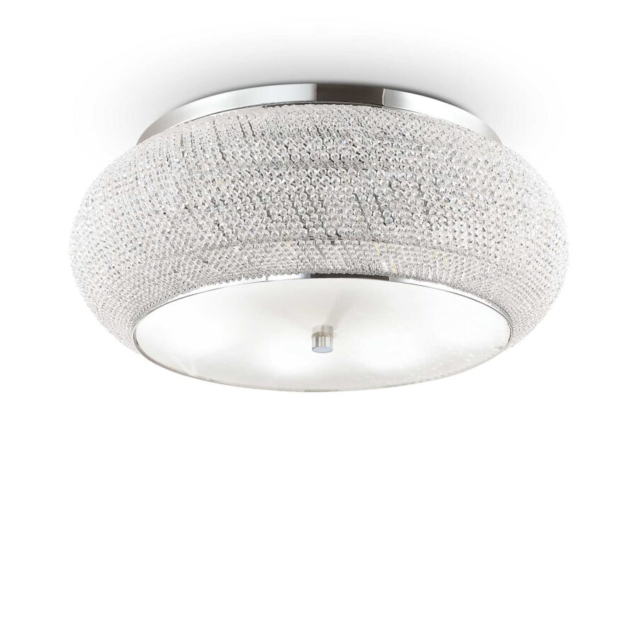 Plafonieră de interior PASHA' - Art. 164991, Ideal Lux, Crom