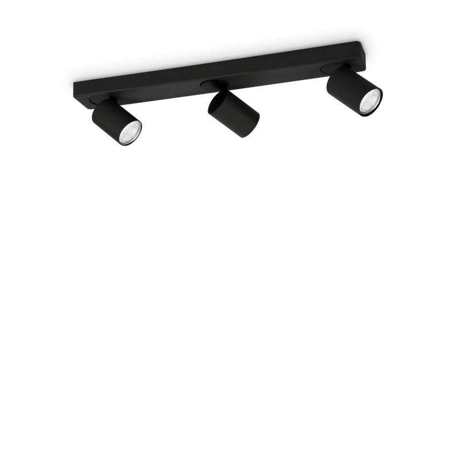Plafonieră de interior RUDY - Art. 229058, Ideal Lux, Negru