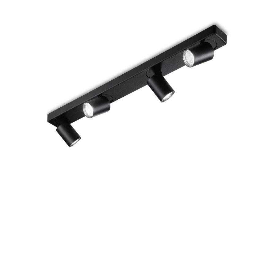 Plafonieră de interior RUDY - Art. 229072, Ideal Lux, Negru