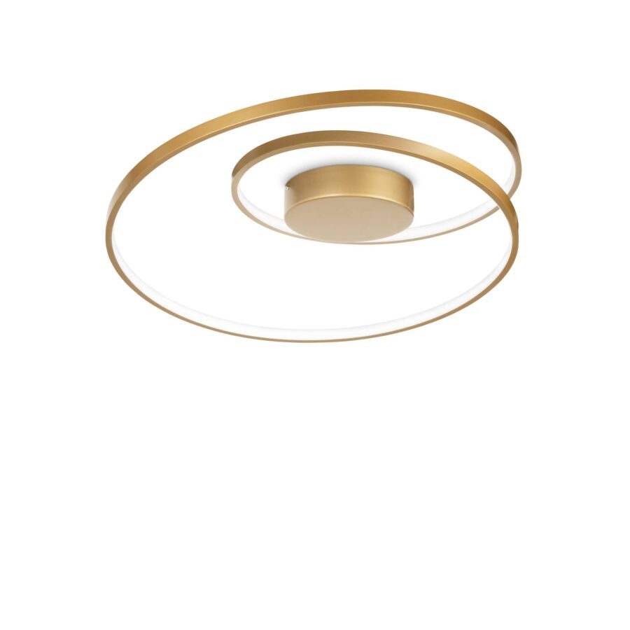 Plafonieră de interior OZ - Art. 269429, Ideal Lux, Alamă
