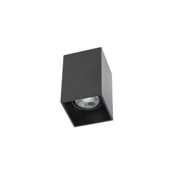 Plafonieră pătrată LED XCARD GU10/PAR16 1x50W max. 230V AC Negru mat