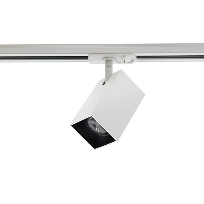 Proiector cu adaptor pentru șină cu un circuit model MINITRACK XCARD GU10 1x50W max. 230V Alb mat
