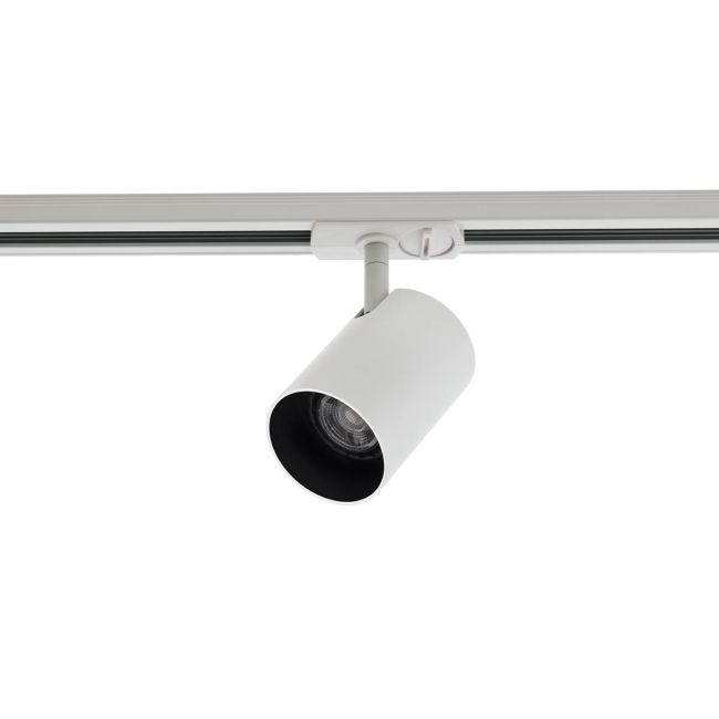Proiector cu adaptor pentru șină cu un circuit model MINITRACK XCUP GU10 1x50W max. 230V Alb mat
