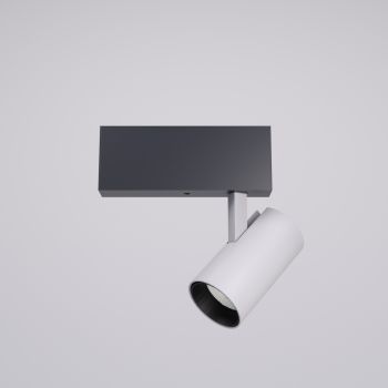 Mini proiector orientabil și dimabil XTRIM DALI cu braț de montaj vizibil 3000K CRI90 20° Alb mat