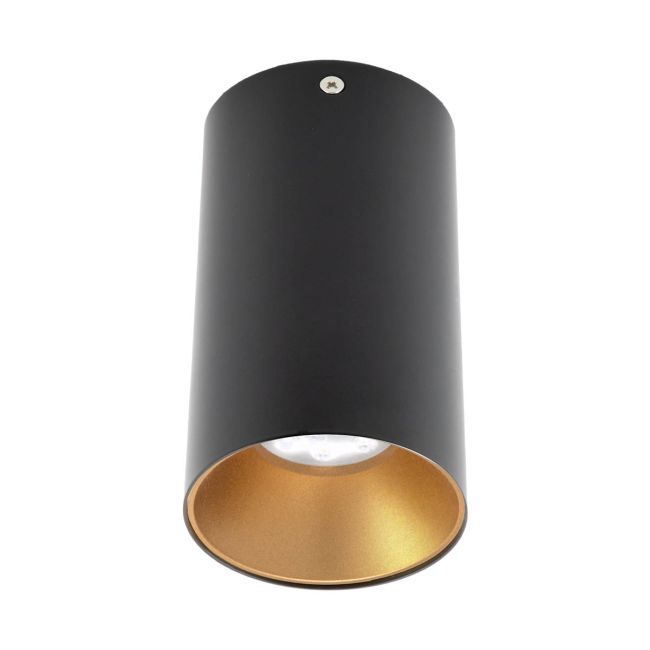 Plafonieră rotundă LED XNITRO GU10/PAR16 1x50W max. 230V AC Negru mat/Auriu