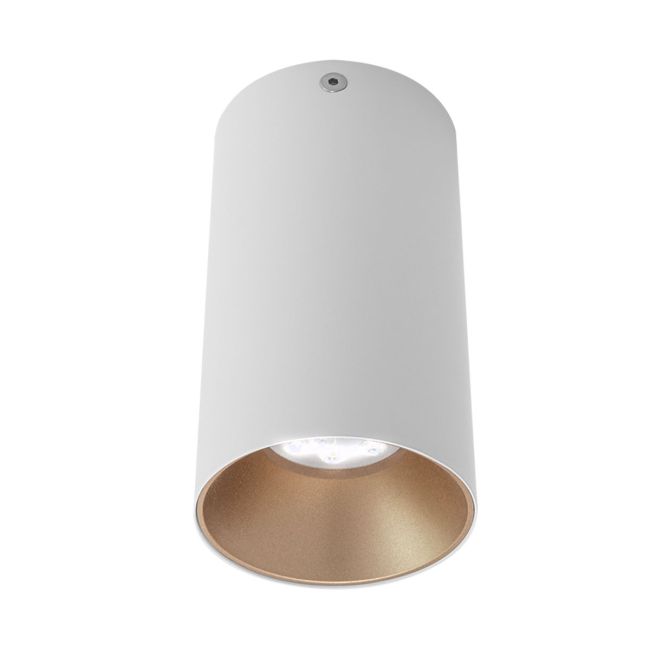 Plafonieră rotundă LED XNITRO GU10/PAR16 1x50W max. 230V AC Alb mat/Auriu