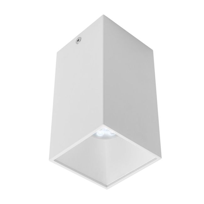 Plafonieră pătrată LED XNITRO GU10/PAR16 1x50W max. 230V AC Alb mat/Alb mat