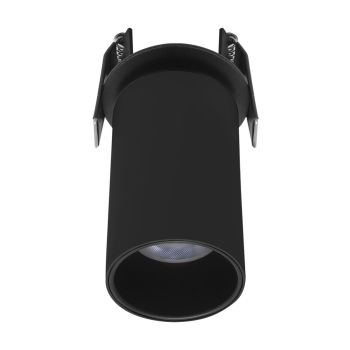 Plafonieră tip proiector orientabil cu montaj semi încastrat în tavan, LED XPIPE 1x15W 220-240V AC 3000K CRI.80 24° Negru mat