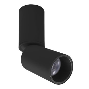 Plafonieră tip proiector orientabil cu montaj aparent pe tavan LED XPIPE 1x15W 220-240V AC 3000K CRI.80 24° Negru mat