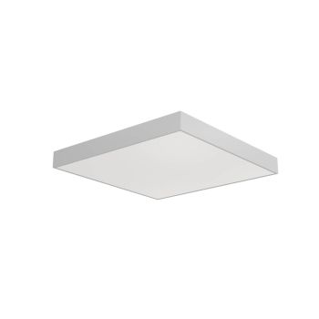 Corp de iluminat pătrat cu montaj pe plafon sau suspendat XPILL 3/4/6000K CRI.80 110° Alb mat