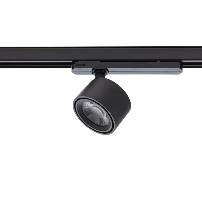 Proiector orientabil cu adaptor pentru şine cu 3 circuite XTORCH cu alimentator DALI 1x28W 220-240V 4000K CRI.92 UGR<10 36° Negru mat