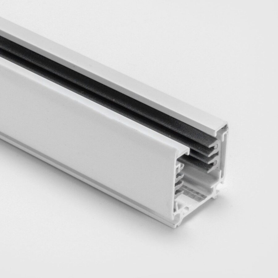 Şină cu trei circuite și circuit separat de comandă pentru proiectoare cu alimentatoare DALI 250V/16A max. 2m Alb mat