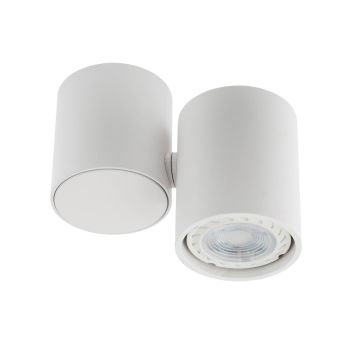 Plafonieră orientabilă XTOO, pentru un bec cu LED-uri cu dulie GU10/PAR16 1x50W max. 230V AC Alb mat