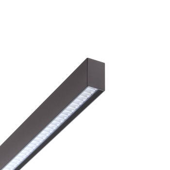 Corp de iluminat liniar echipat cu LED-uri SMD XUNO DALI 50W 4000K Negru mat