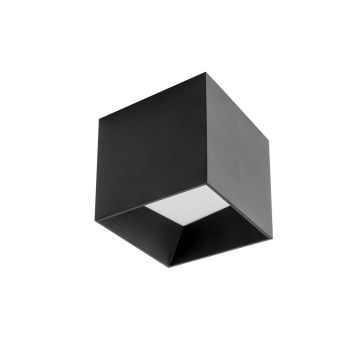 Plafonieră pătrată LED XVOSS 10W 220-240V AC 2700K CRI.90 110° Negru mat