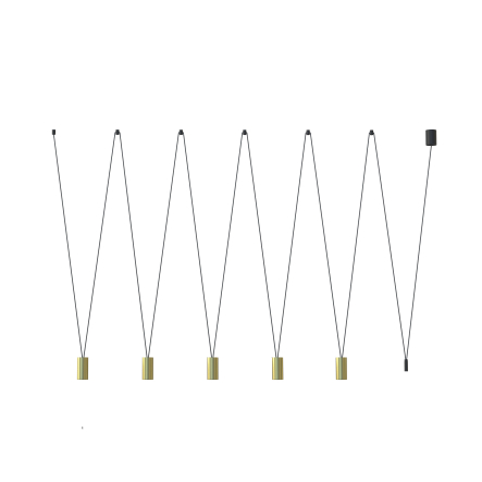 Suspensie de interior MORE EYE V - Art. 7608, Nowodvorski, Alamă