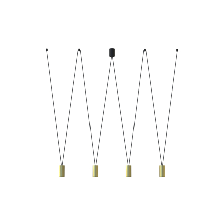 Suspensie de interior MORE EYE IV - Art. 7610, Nowodvorski, Alamă