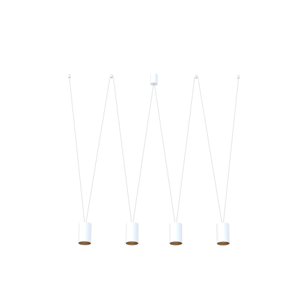 Suspensie de interior MORE TONE IV - Art. 7816, Nowodvorski, Alb/Auriu