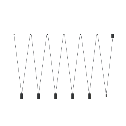 Suspensie de interior MORE EYE V - Art. 7825, Nowodvorski, Negru