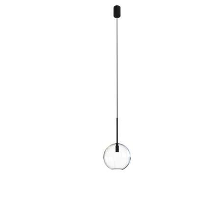 Suspensie de interior SPHERE S - Art. 7847, Nowodvorski, Transparent/Negru