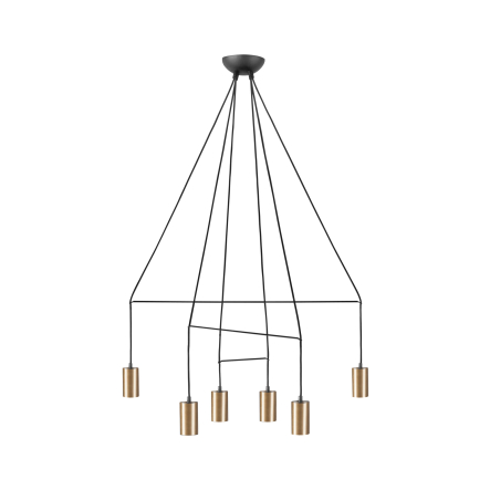 Suspensie de interior IMBRIA VI - Art. 7956, Nowodvorski, Alamă