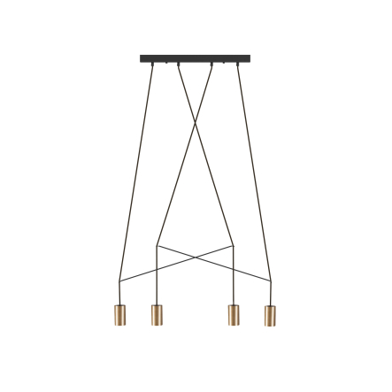 Suspensie de interior IMBRIA IV - Art. 7957, Nowodvorski, Alamă