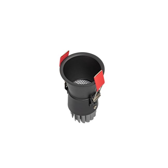 Spot încastrat XKAPPA cu luminanță redusă 1x5W 3000K CRI.90 24° UGR<17, Negru mat