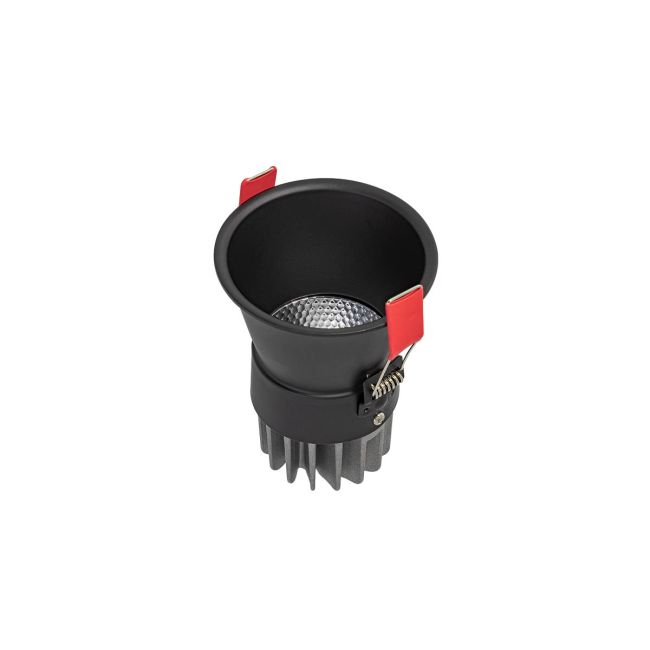 Spot încastrat XKAPPA cu luminanță redusă 1x10W 3000K CRI.90 24° UGR<17, Negru mat