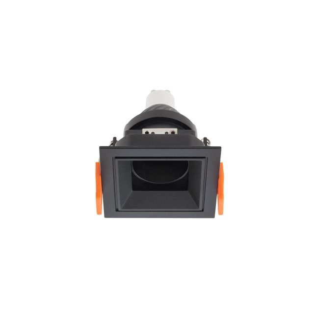 Spot încastrat în plafon fals, orientabil, pătrat XNOTE GU10/PAR16 1x50W max. 230V UGR<10, Negru mat