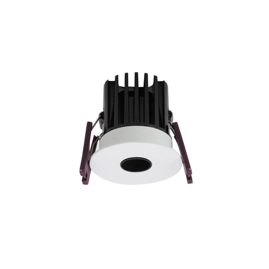 Corp de iluminat încastrat fix XPIXEL cu LED 7W 2700K CRI.90 UGR<16 30°, Alb mat/Negru