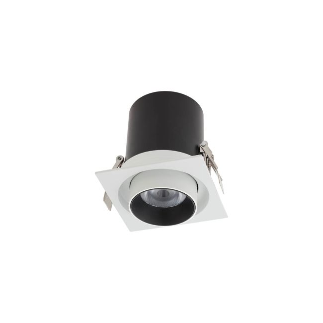Corp de iluminat încastrat cu proiector retractibil XSLIDE 1x12W 3000K CRI.90 UGR<10 38°, Alb mat