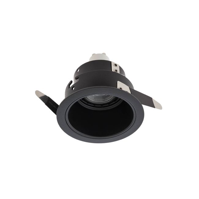 Spot încastrat în plafon fals, fix, rotund XTON GU10/PAR16 1x50W max. 230V, Negru mat