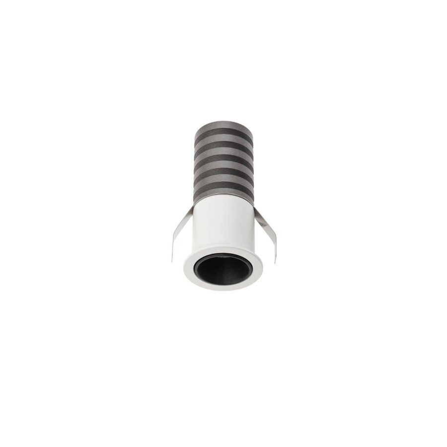 Corp de iluminat încastrat fix XPIKO cu LED 5W 2700K, Alb mat/Negru