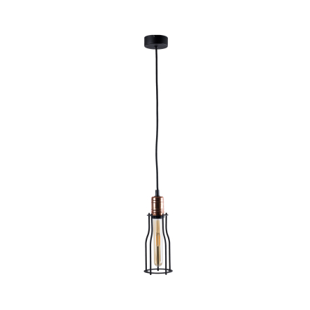 Suspensie de interior WORKSHOP I A - Art. 6337, Nowodvorski, Negru
