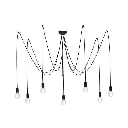 Suspensie de interior SPIDER VII - Art. 6785, Nowodvorski, Negru