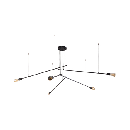 Suspensie de interior PILE V - Art. 9127, Nowodvorski, Negru
