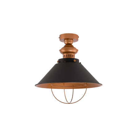 Plafonieră de interior GARRET I - Art. 9247, Nowodvorski, Negru/Ciocolată