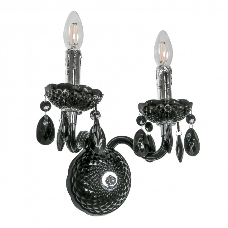 Aplică de interior Whiz - Art. A.90690/2BL, Italux, Negru