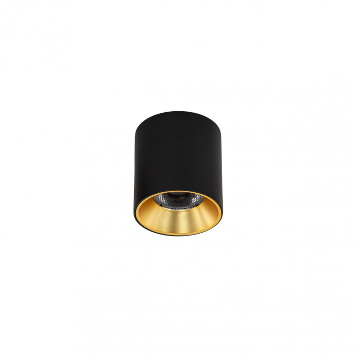 Plafonieră de interior Altisma - Art. CLN-6677-75-BL-GD-3K, Italux, Negru, Auriu