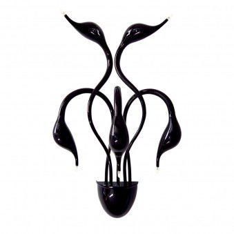 Aplică de interior Swan - Art. MB8098-5ABLACK, Italux, Negru