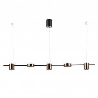 Pendul de interior Remdal - Art. PND-16374-5-BK-3K, Italux, Negru