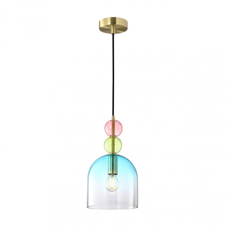 Pendulă de interior Manso - Art. PND-37462A-MC-GD, Italux, Auriu/Multicolor