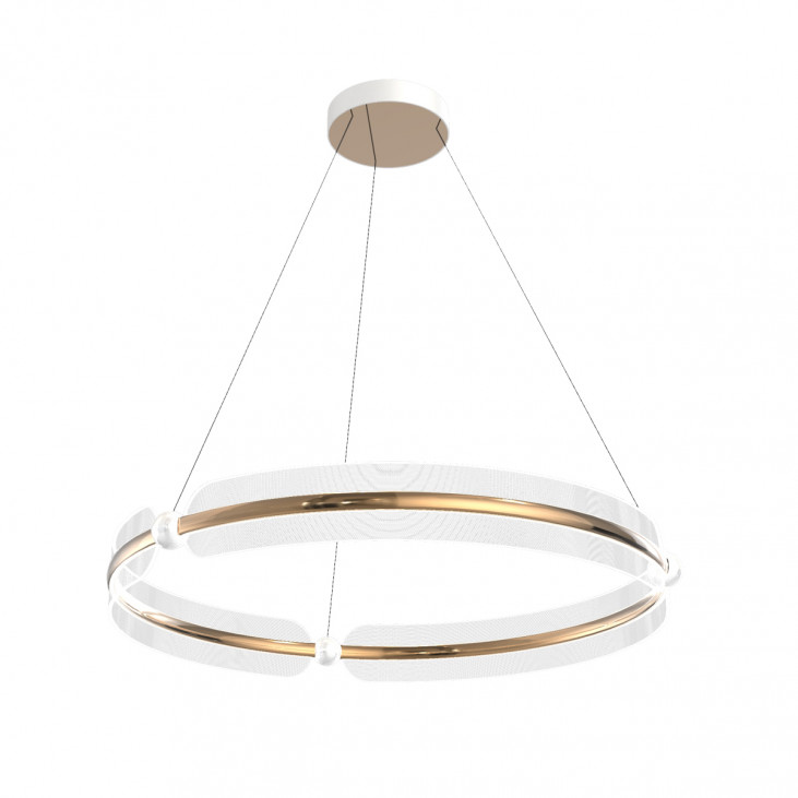 Pendul de interior Faris - Art. PND-62738-53W-3K-GD, Italux, Negru/Auriu