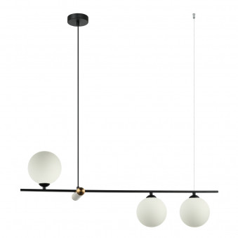 Pendul de interior Barletta - Art. PND-76540-3-BK, Italux, Negru
